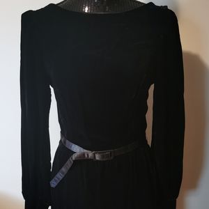 Vintage Algo Boutique Black Velvet Dress